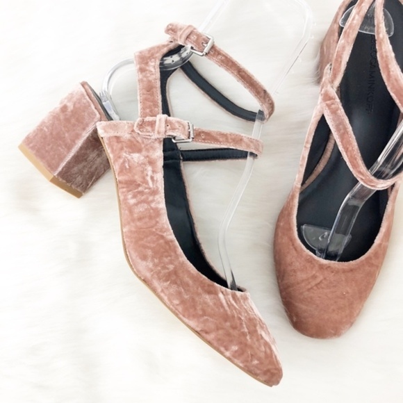 Rebecca Minkoff Shoes - Rebecca Minkoff Brooke Mary Jane Velvet Pumps 8.5